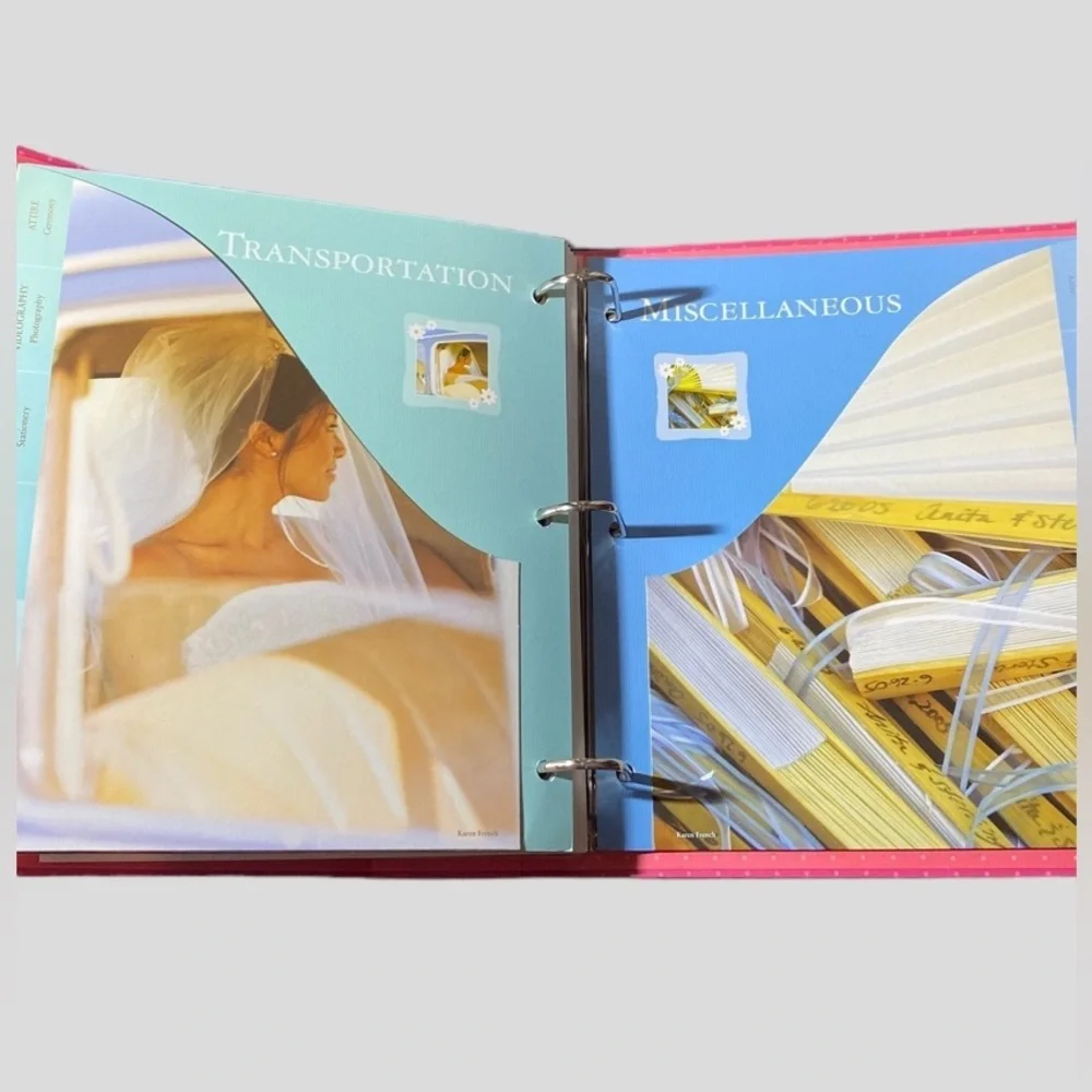 Wedding planner and organizer binder New